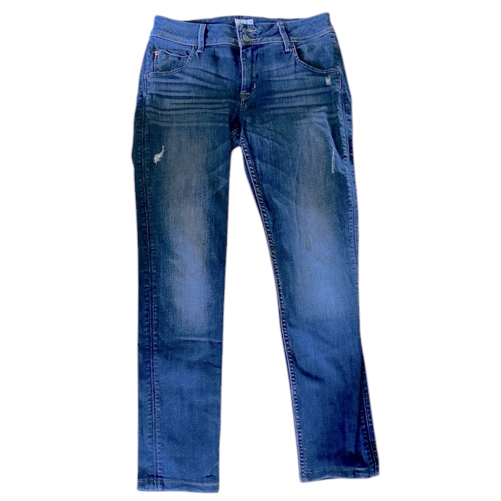 Hudson Women’s skinny stretch denim jeans distressed size 29